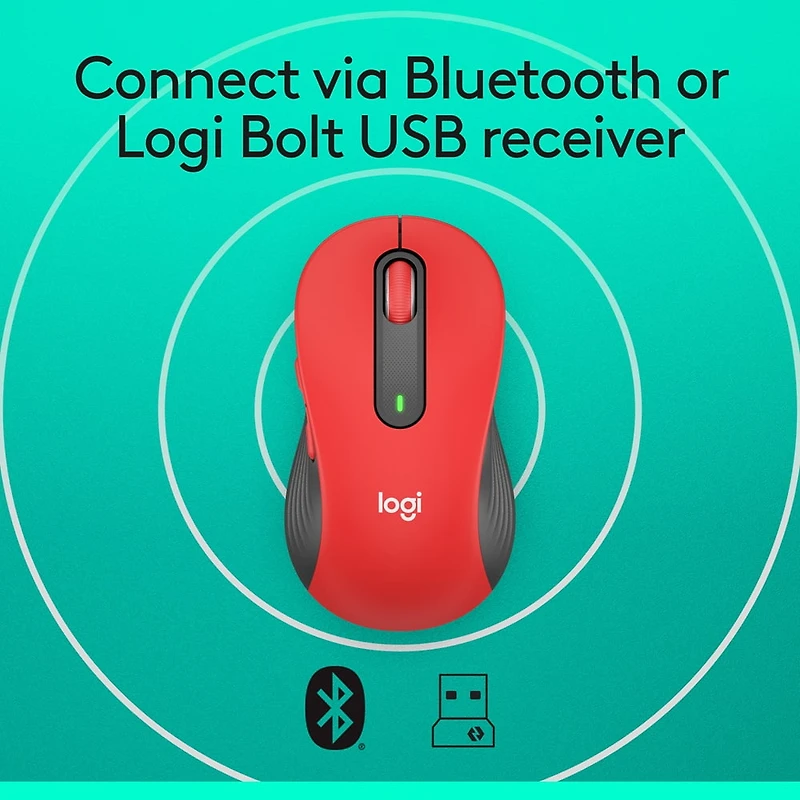 Logitech Signature M650 L Souris Sans Fil Grande Taille, Pour Mains Larges, Graphite