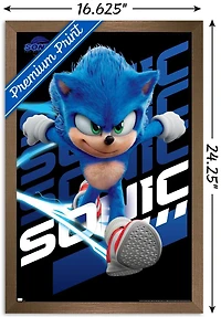Sonic The Hedgehog 3 - Sonic Wall Poster, 22.375" x 34"