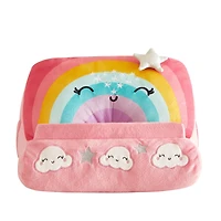 Heritage Kids Rainbow Plush Bean Tablet Pillow