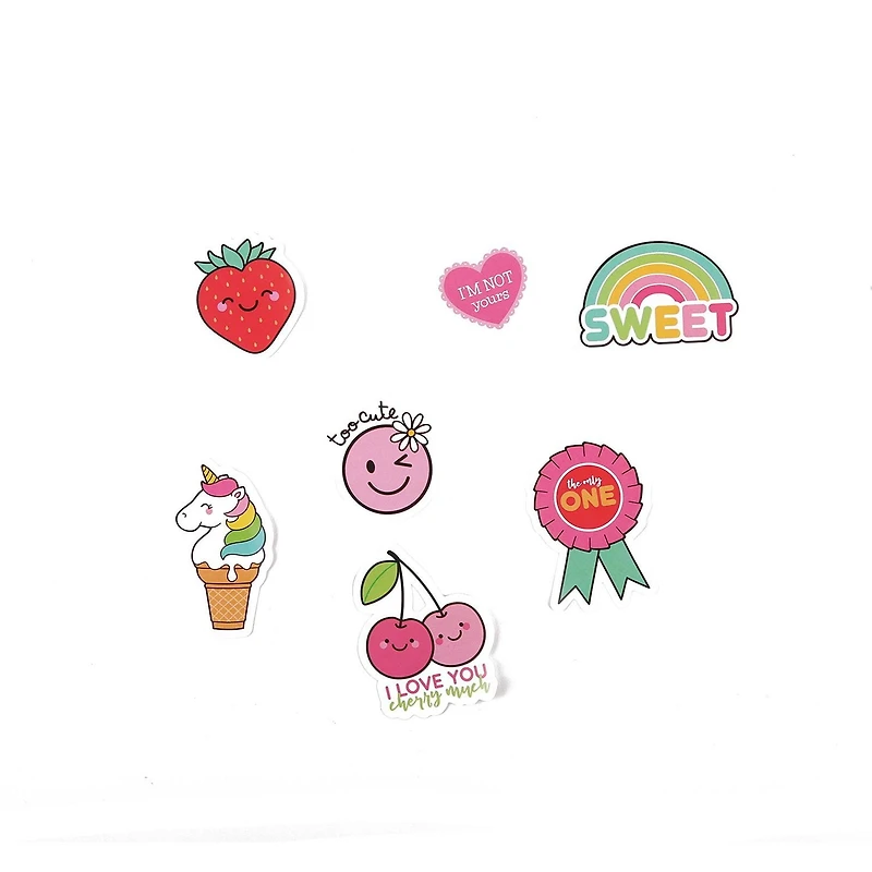 STICKERS-LIGHT PINK, 4 sheets as a set