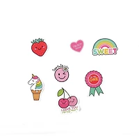 STICKERS-LIGHT PINK, 4 sheets as a set