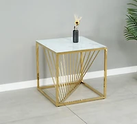 Kingston Side Table, Gold