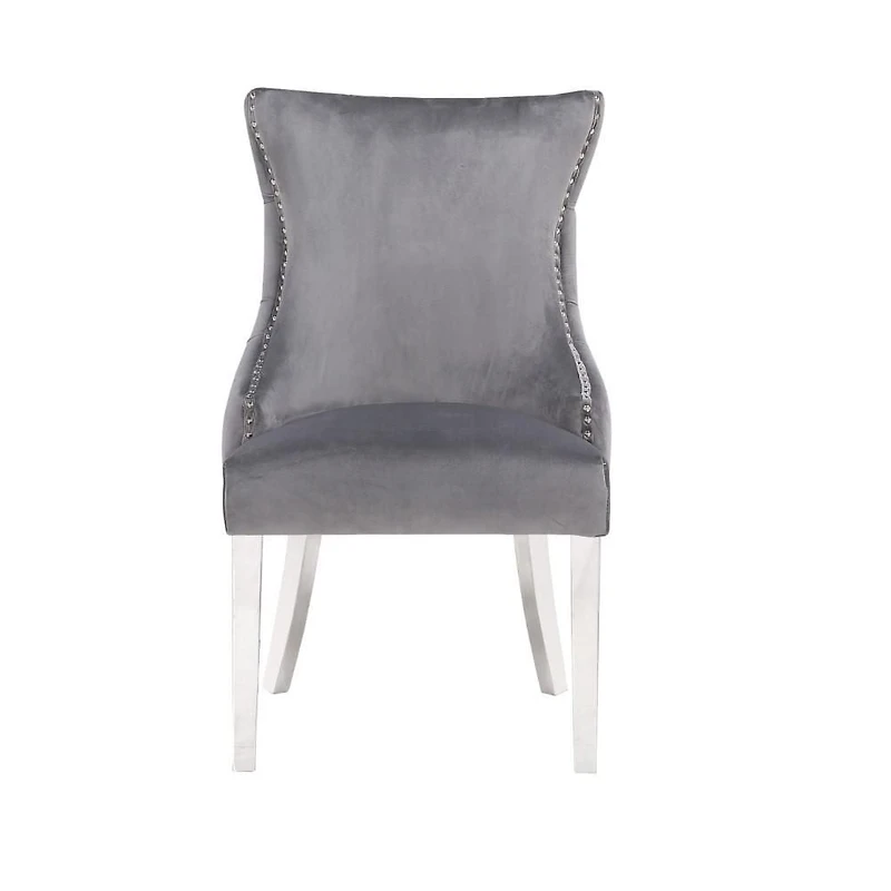 CHAISE STONEFORT – ACIER gris ENSEMBLE DE 4