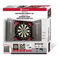 MD Sports Bristle Dartboard Cabinet Set, Bristle Dartboard Cabinet