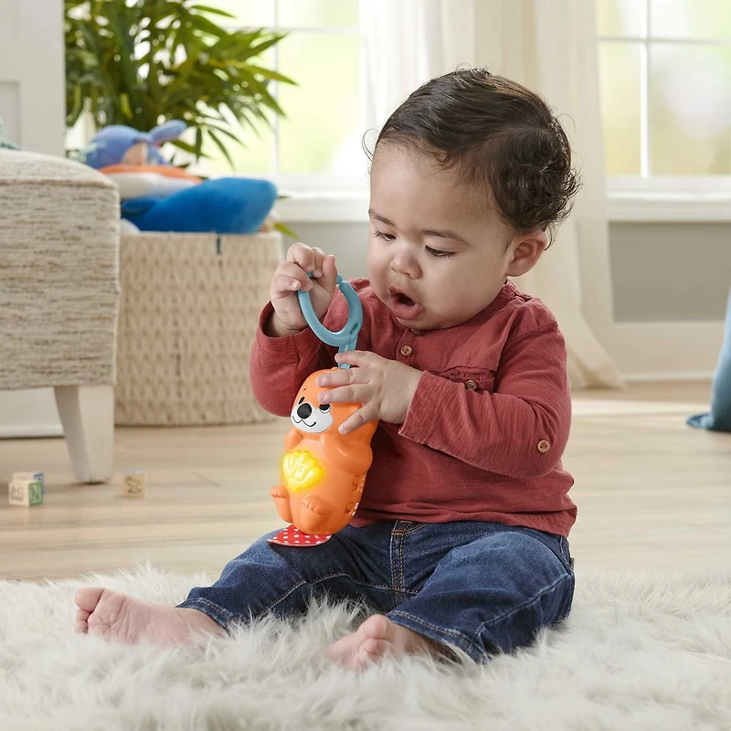 Fisher-Price 3-in-1 Music Glow and Grow Gym Infant Playmat with Lights & Removable Toys, Ages 0+