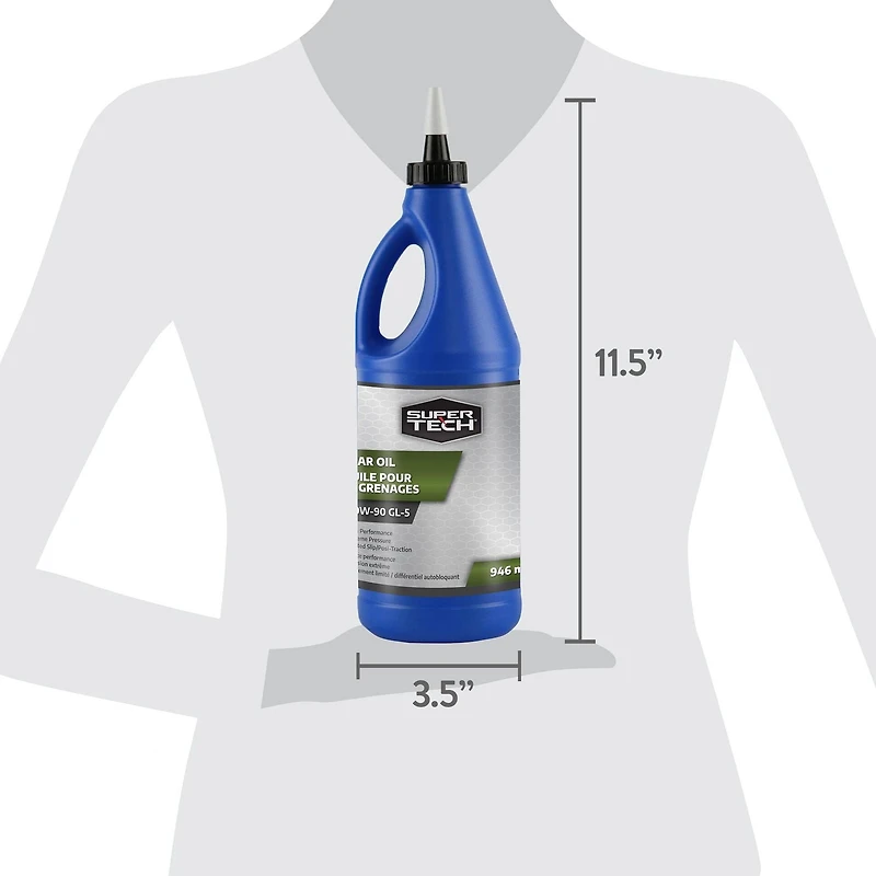 Huile pour engrenages Super Tech 80W90