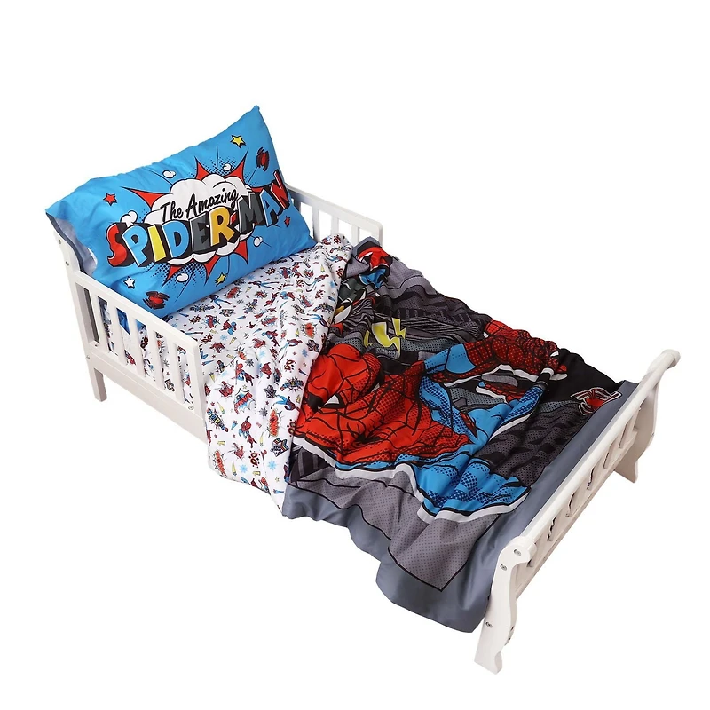 Marvel Spider-Man Comic 3-Piece Toddler Bedding Set