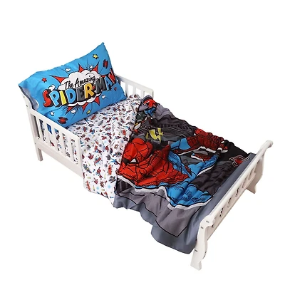 Marvel Spider-Man Comic 3-Piece Toddler Bedding Set