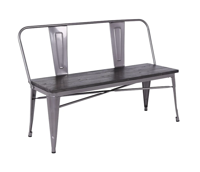 Banquette en bois Tolix