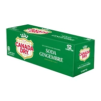Canada Dry® Ginger Ale 355 mL Cans, 12 Pack, 12 x 355 mL