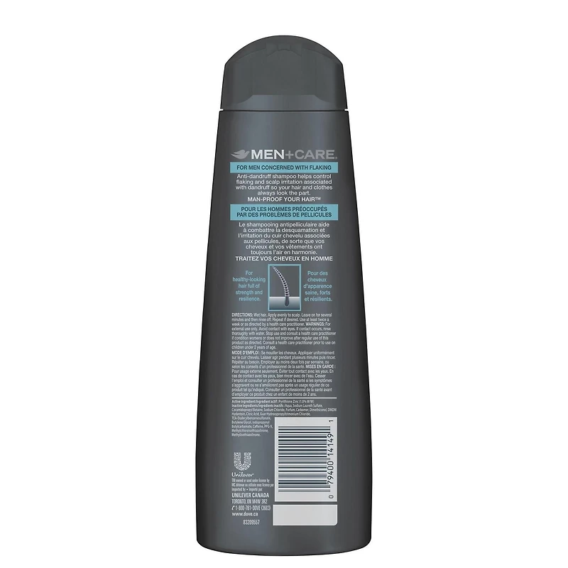 Paquet de valeur Shampooing et Revitalisant Fortifiant Dove Men Care
