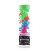 Marionnettes à doigts d’Halloween, 8 pièces, plastique souple, multicolores, pour 3 ans et plus, jouets fantaisie et gadgets, par Way to Celebrate