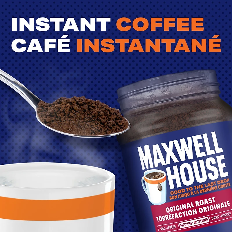 Maxwell House Original Roast Instant Coffee, 150 g Jar, 150G