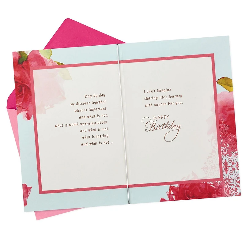 Carte de fête Hallmark pour épouse