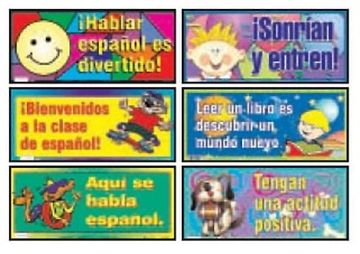 Ensemble d'affiches en espagnol