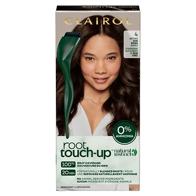 Clairol Root Touch-Up by Natural Instincts Permanent Hair Dye, 100% gray coverage!