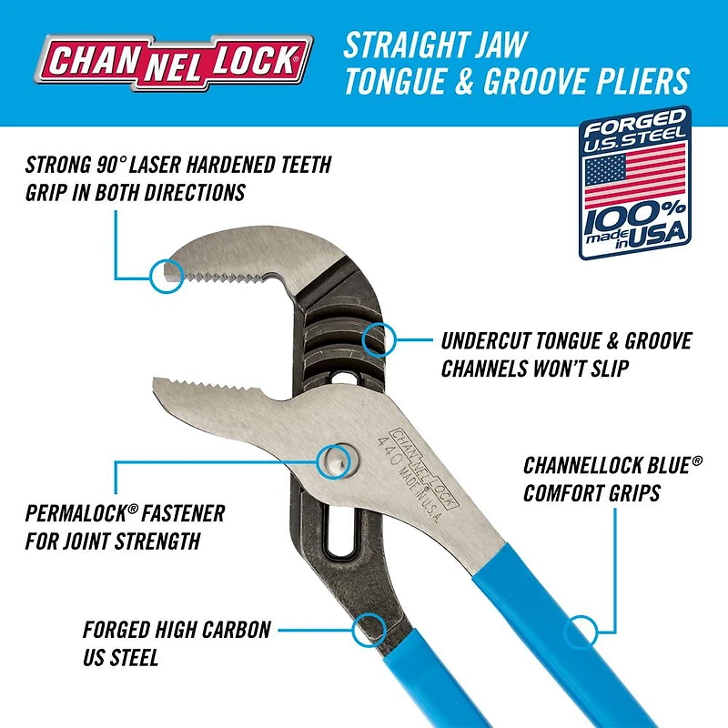 CHANNELLOCK 12" Tongue & Groove