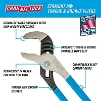 CHANNELLOCK 12" Tongue & Groove