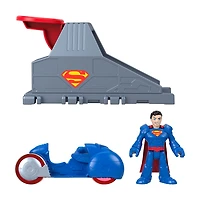 Imaginext Coffret Lanceur DC Super Friends figurine et véhicule, Superman