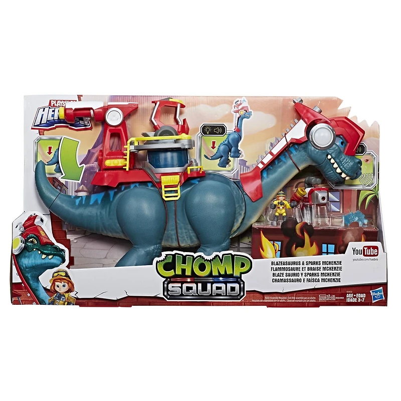 Playskool Heroes Chomp Squad Blazeasaurus And Sparks Mckenzie