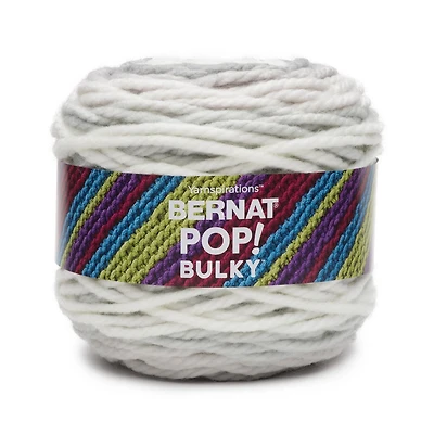 Bernat® Pop! Bulky™ Yarn, Acrylic #6 Super Bulky, 9.8oz/280g, 147 Yards