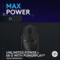 Souris gaming sans fil Logitech G309 LIGHTSPEED, légère, switchs hybrides LIGHTFORCE, capteur HERO 25K - Noir
