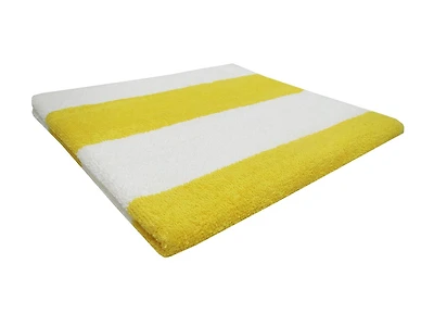 Serviette de plage rayée Cabana de MS de 26 x 56 po