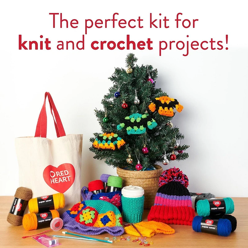 Red Heart® Super Saver® Super Stitchers Kit - 12 skeins
