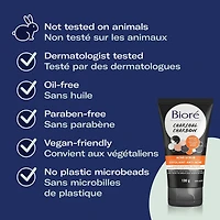 Bioré Charcoal Acne Scrub, Salicylic Acid Exfoliating Wash for Oily, Acne Prone Skin, 130 G, Dermatologist Tested | 130 g