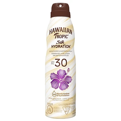 Écran solaire Silk Hydration Weightless à FPS 30 en vaporisateur de Hawaiian Tropic 170 g