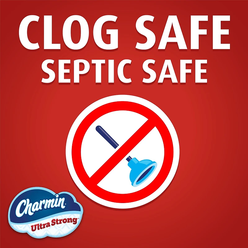 Papier hygiénique Charmin Ultra Résistant, 30 rouleaux triples = 90 rouleaux réguliers, papier hygiénique à 2 épaisseurs 30CT