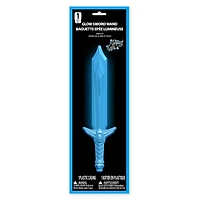 Étiquette fournisseur, Baguette lumineuse pour fête d'Halloween, 1 pièce, épée bleue, 26 cm