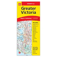 Greater Victoria Folded Map