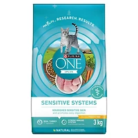 Purina ONE +Plus Sensitive Systems Turkey, Dry Cat Food