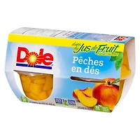 Dole Diced Peaches in Fruit Juices, 4 Cups, 428  mL