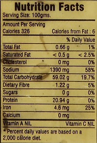 Lijjat Jeera Papad, 200g, 100% Vegetarian