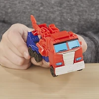 Transformers Cyberverse Action Attackers - Figurine Optimus Prime à conversion 1 étape