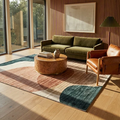 Rug Branch Minimalist Abstract Indoor Area Rug