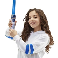 Star Wars Lightsaber Squad R2-D2 Extendable Blue Lightsaber Roleplay Toy for Kids Ages 4 and Up