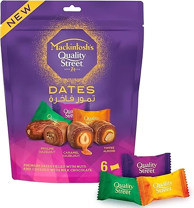 Nestlé Mackintosh Quality Street Dattes assorties 12x102g Collations