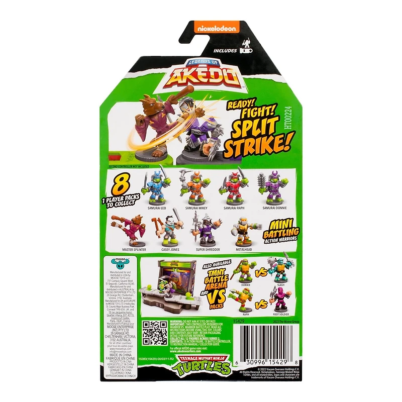 AKEDO TMNT SINGLE PACK METALHEAD