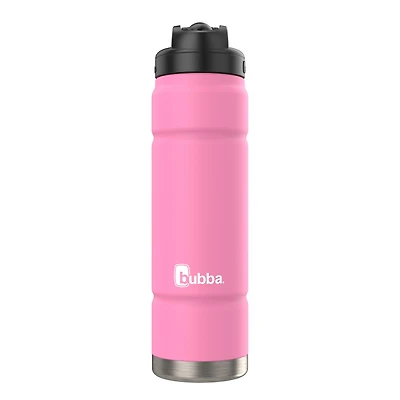 Bouteille d'eau bubba Trailblazer, acier inoxydable, isolation sous vide, 709 mL (40 oz), couvercle avec paille, azalée