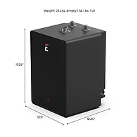 Eccotemp SmartHome Mini chauffe-eau électrique à réservoir de 4,0 gallons avec commandes vocales
