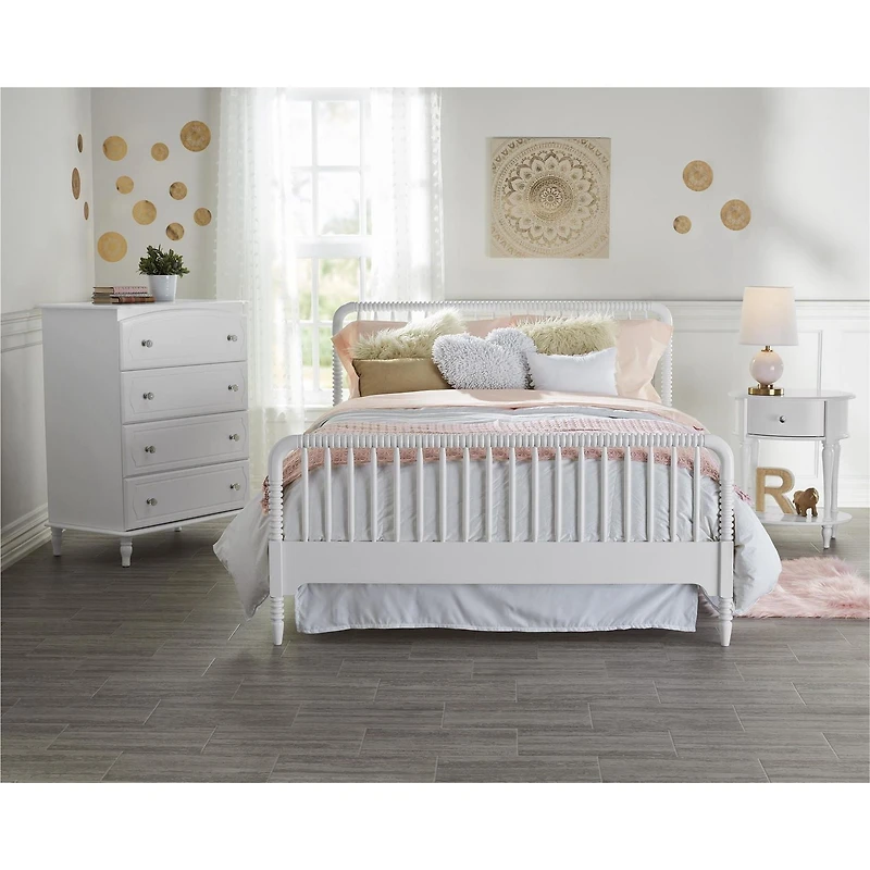 Lit double blanc Rowan Valley Linden pour enfants