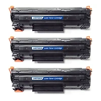 L-ink 3 Pack Compatible HP 83X (CF283X) High Yield Black Toner Cartridge
