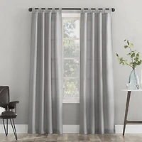 Mainstays 2-Pack Jensen Tab Top Semi-Sheer Window Curtains Panel Pair