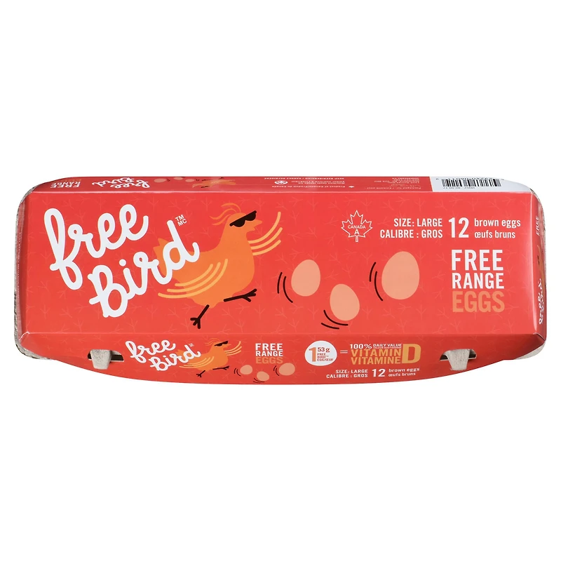 Free Bird Free Range Eggs, 12 Count