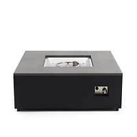 Danby Convertible Propane Fire Table , Square, Grey and Black