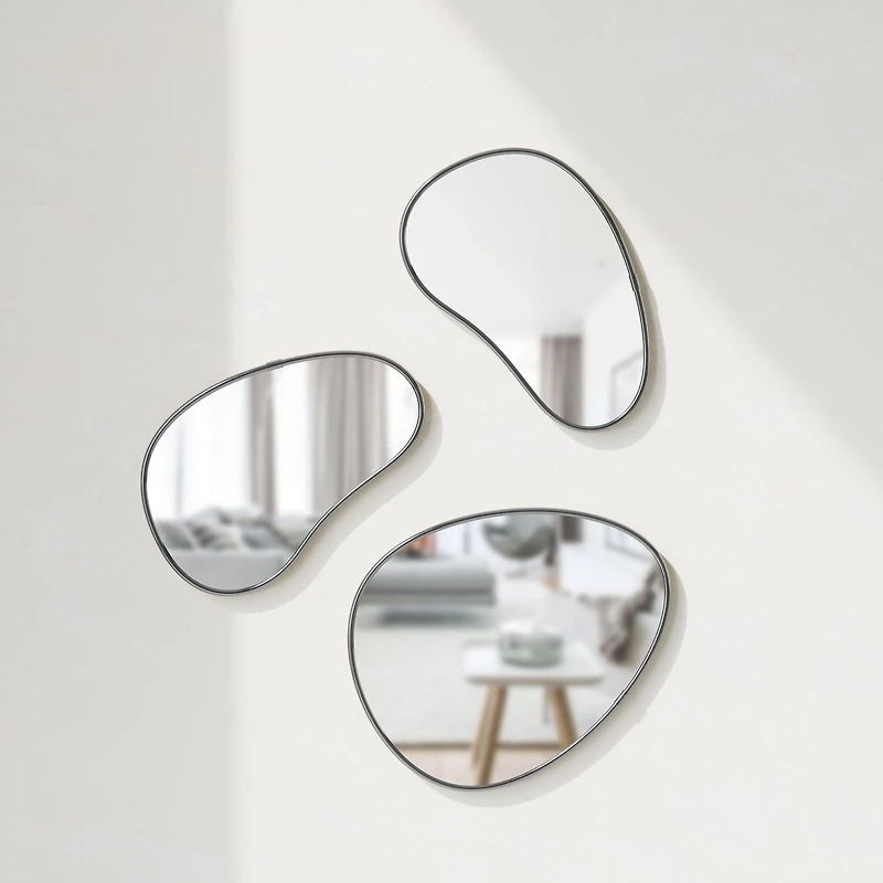 Umbra Miroirs Hubba Pebble, Lot de 3