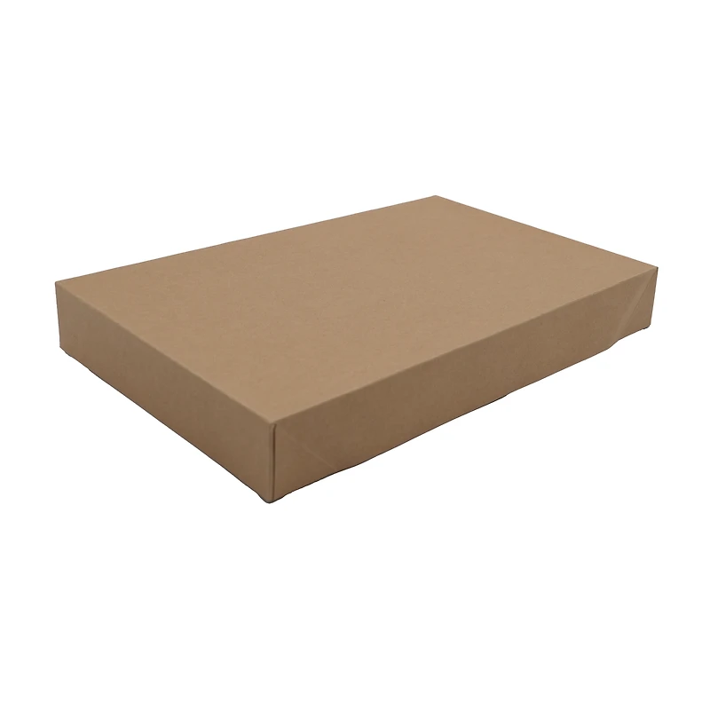 Kraft Brown Shirt Gift Boxes, 5 Count (14.75" x 9.38" x 1.95"), by Holiday Time